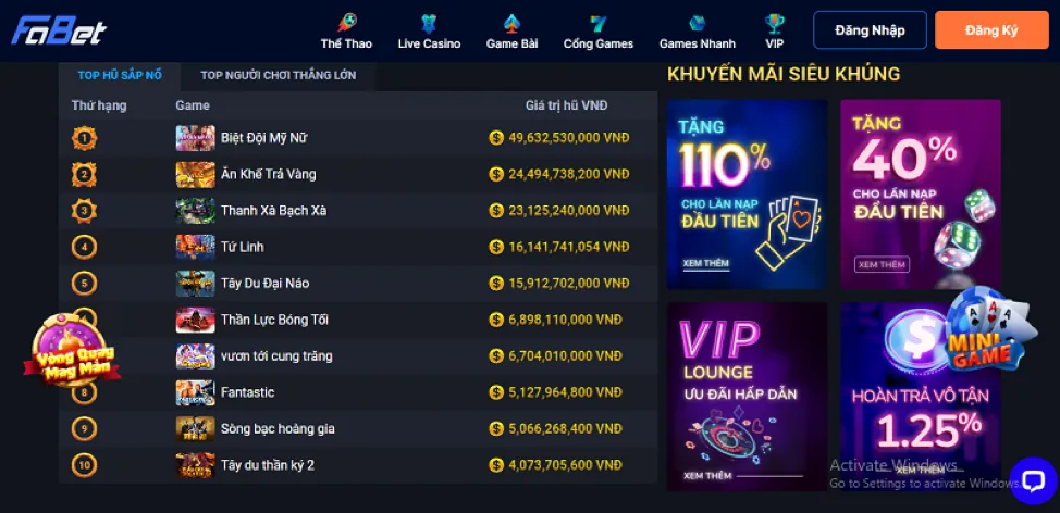 Chiến thuật thắng lớn tại game.win